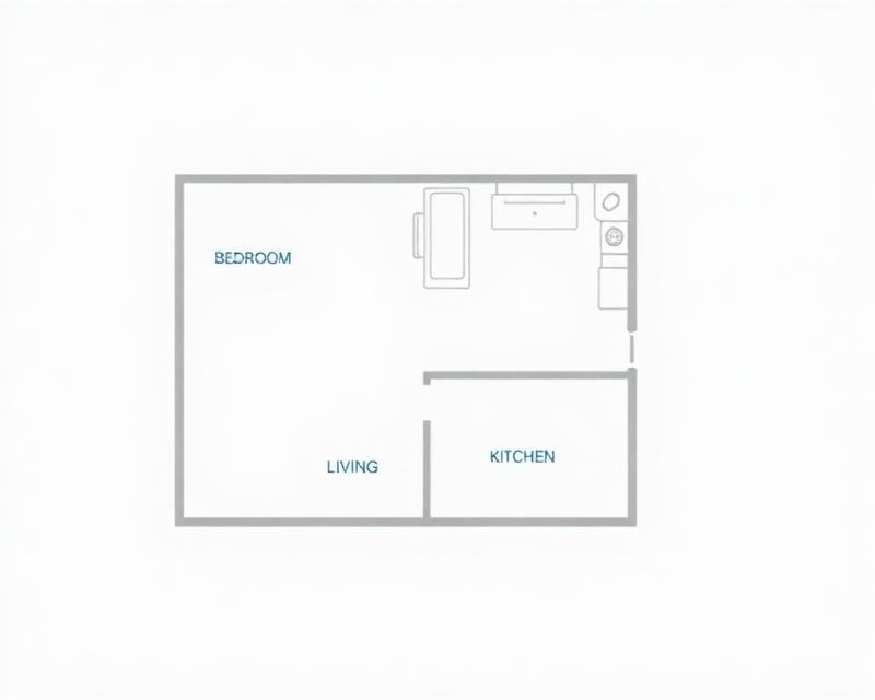 1-Bed ADU floor plan