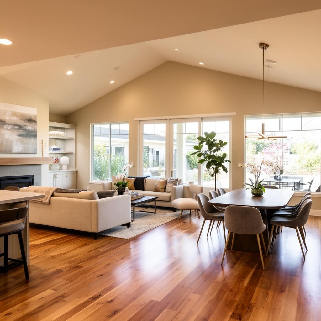 Whole home remodel with open concept living