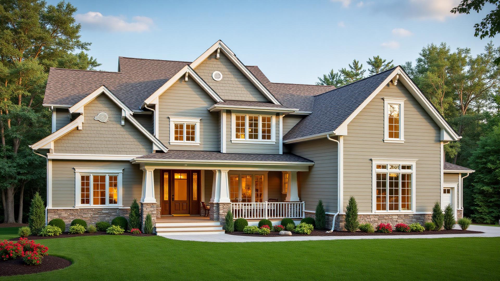 Room addition integrated with existing home